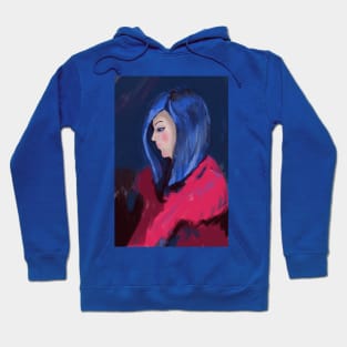 Portrait  of a stranger Hoodie